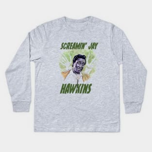 Screamin Jay Hawkins Kids Long Sleeve T-Shirt